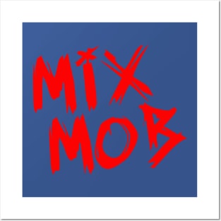 Mix Mob Lettering Logo Posters and Art